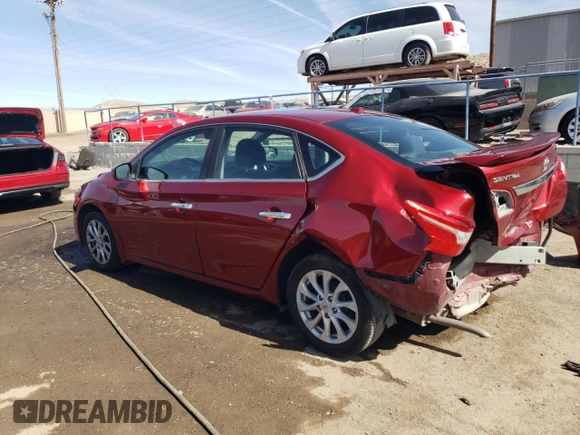 2019 Nissan Sentra S with VIN 3N1AB7AP2KY407784, listed as a Copart auction lot 46526705 with 76,463 mi miles and Salvage title. Bid and sale history available at DreamBid. Image 2.