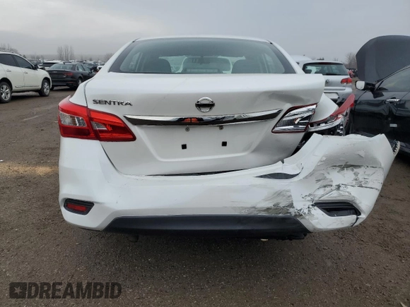 2019 Nissan Sentra S with VIN 3N1AB7AP7KY388536, listed as a Copart auction lot 83141034 with 81,174 mi miles and Salvage title. Bid and sale history available at DreamBid. Image 6.