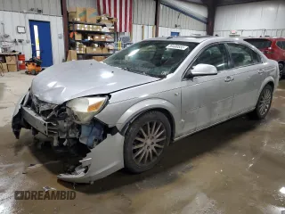 2008 Saturn Aura XR with VIN 1G8ZV57758F139844, listed as a Copart auction lot 89400555 with 120,567 mi miles and Salvage Title. Bid and sale history available at carsss.com. Image 1.