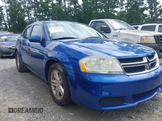 2012 Dodge Avenger SXT with VIN 1C3CDZCB4CN313549, listed as a IAAI auction lot 42479430 with 171,343 mi miles and . Bid and sale history available at DreamBid. Image 1.