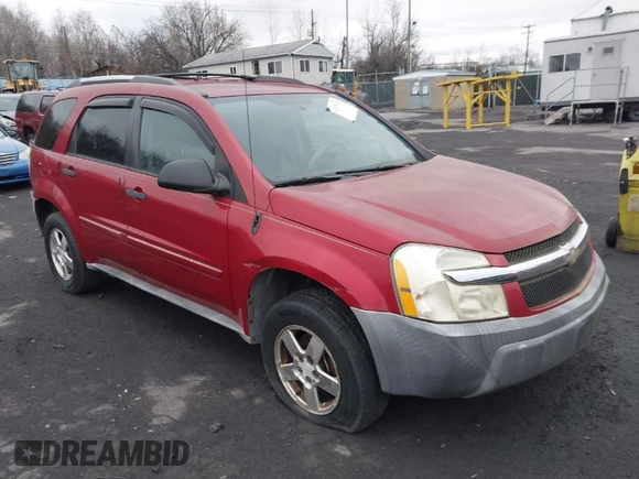 2005 Chevrolet Equinox LS with VIN 2CNDL23F556136350, listed as a IAAI auction lot 41875184 with 88,560 mi miles. Bid and sale history available at carsss.com. Image 1.