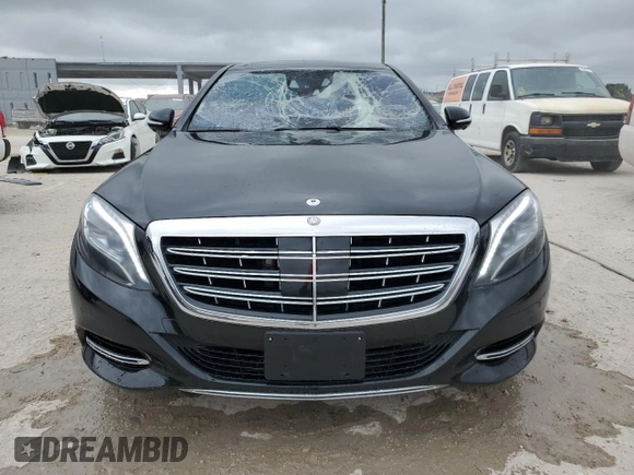 2016 Mercedes-Benz S with VIN WDDUX7GB0GA149841, listed as a Copart auction lot 46060465 with 78,810 mi miles and Salvage Title. Bid and sale history available at DreamBid. Image 5.