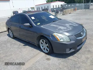 2007 Nissan Maxima SE with VIN 1N4BA41E17C863654, listed as a IAAI auction lot 42426397 with Not provided miles and . Bid and sale history available at DreamBid. Image 1.