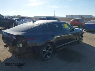 2021 Kia Stinger GT-Line with VIN KNAE15LA3M6088482, listed as a IAAI auction lot 41591887 with 64,381 mi miles and . Bid and sale history available at DreamBid. Image 4.