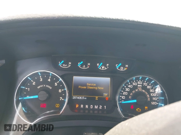 2013 Ford F-150 XL with VIN 1FTFW1CF2DFC17194, listed as a IAAI auction lot 42104978 with 257,406 mi miles. Bid and sale history available at carsss.com. Image 7.
