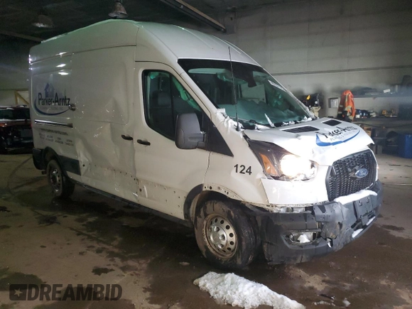 2022 Ford Transit Cargo with VIN 1FTBR2X80NKA68123, listed as a Copart auction lot 45157175 with 72,668 mi miles and Non Repairable. Bid and sale history available at DreamBid. Image 4.
