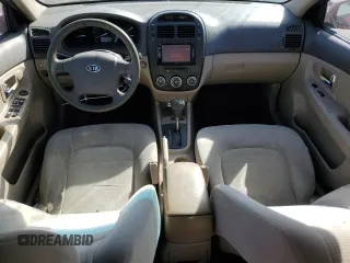 2008 Kia Spectra EX with VIN KNAFE122585578266, listed as a Copart auction lot 79050694 with 142,674 mi miles and Clean Title. Bid and sale history available at carsss.com. Image 9.