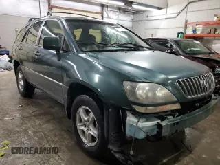 1999 Lexus RX 300 Luxury SUV with VIN JT6HF10U6X0039171, listed as a Copart auction lot 80167354 with 222,195 mi miles and Salvage Title. Bid and sale history available at carsss.com. Image 4.