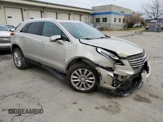 2017 Cadillac XT5 Platinum AWD with VIN 1GYKNFRS7HZ100180, listed as a Copart auction lot 85314924 with 52,093 mi miles and Salvage Title. Bid and sale history available at DreamBid. Image 4.