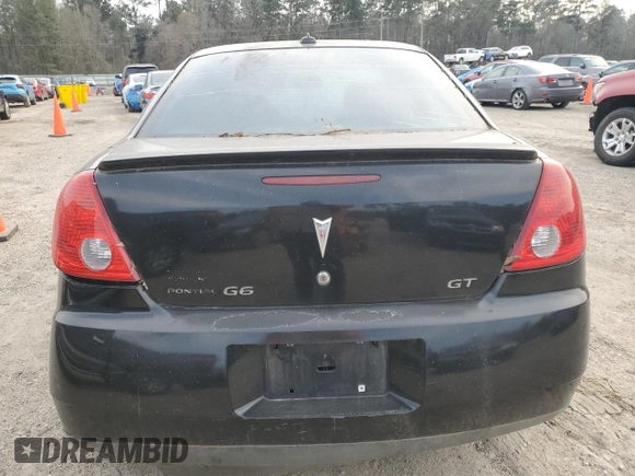 2005 Pontiac G6 GT with VIN 1G2ZH528254142595, listed as a Copart auction lot 47191785 with 228,493 mi miles and Salvage Title. Bid and sale history available at DreamBid. Image 6.