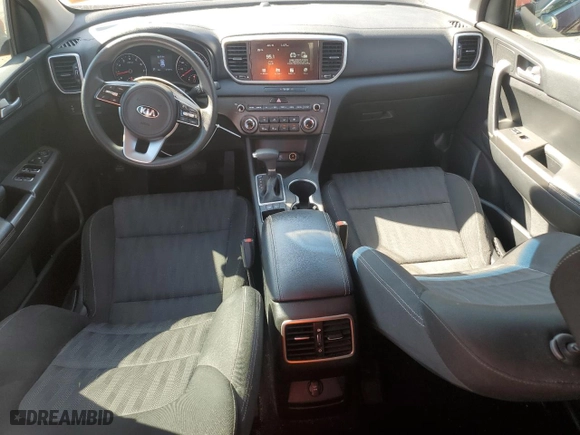 2020 Kia Sportage LX with VIN KNDPM3AC1L7817602, listed as a Copart auction lot 43378725 with 61,077 mi miles and Salvage Title. Bid and sale history available at carsss.com. Image 8.