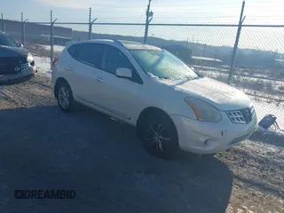 2012 Nissan Rogue SV with VIN JN8AS5MV5CW371324, listed as a IAAI auction lot 41393863 with 212,981 mi miles. Bid and sale history available at carsss.com. Image 1.