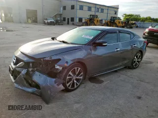 2016 Nissan Maxima SR with VIN 1N4AA6AP8GC431698, listed as a Copart auction lot 60912305 with 135,492 mi miles and Salvage title. Bid and sale history available at DreamBid. Image 1.