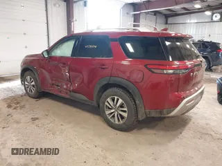 2023 Nissan Pathfinder SL with VIN 5N1DR3CC2PC211803, listed as a IAAI auction lot 41176614 with 38,811 mi miles and . Bid and sale history available at DreamBid. Image 3.