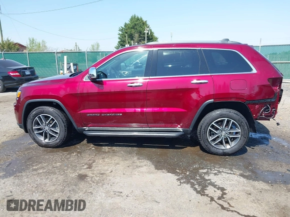 2018 Jeep Grand Cherokee Limited with VIN 1C4RJFBG9JC479827, listed as a IAAI auction lot 42002581 with 54,927 mi miles and . Bid and sale history available at DreamBid. Image 15.
