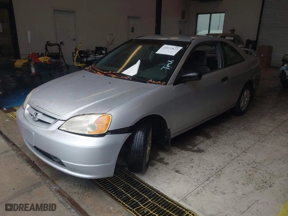 2001 Honda Civic LX with VIN 1HGEM21541L087029, listed as a IAAI auction lot 41972872 with 226,268 mi miles. Bid and sale history available at carsss.com. Image 2.