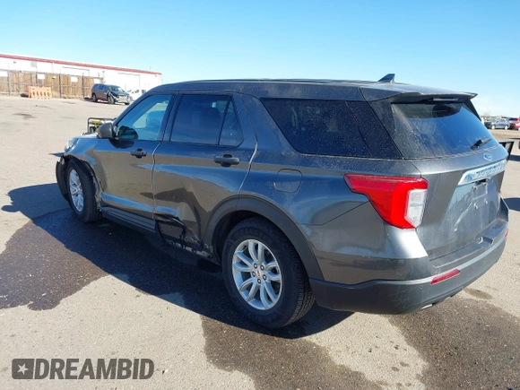 2020 Ford Explorer with VIN 1FMSK8BB3LGC64398, listed as a IAAI auction lot 38070178 with 23,260 mi miles. Bid and sale history available at carsss.com. Image 3.