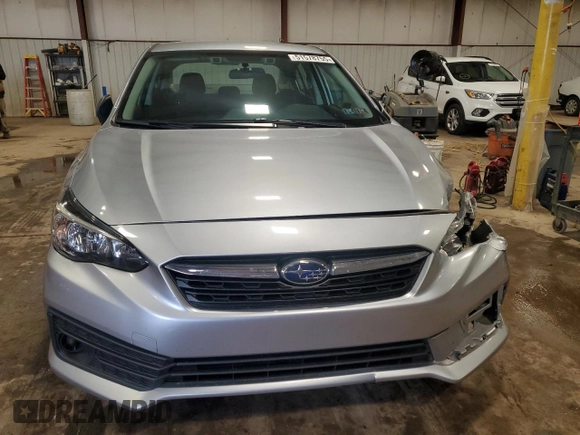 2021 Subaru Impreza with VIN 4S3GKAB61M3607464, listed as a Copart auction lot 51578755 with 46,921 mi miles and Salvage Title. Bid and sale history available at carsss.com. Image 5.