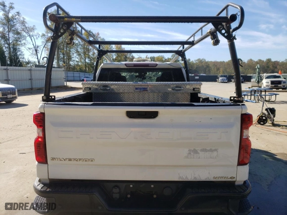 2019 Chevrolet Silverado 1500 Work Truck with VIN 1GCRYAEF7KZ363896, listed as a Copart auction lot 76528094 with 91,975 mi miles and Salvage Title. Bid and sale history available at carsss.com. Image 6.