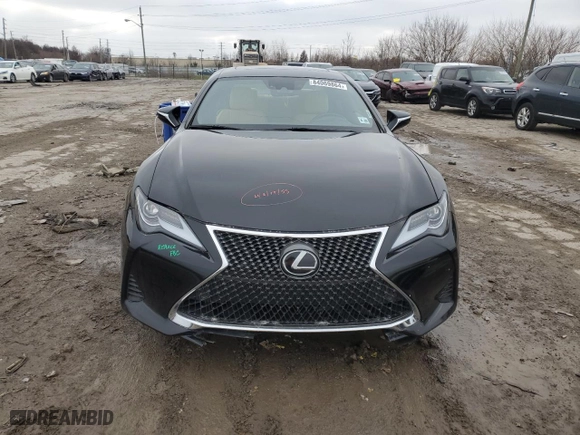 2020 Lexus RC with VIN JTHD85EC0L5006042, listed as a Copart auction lot 84069864 with 55,974 mi miles and Non Repairable. Bid and sale history available at carsss.com. Image 5.