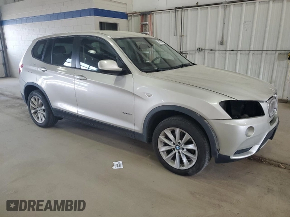 2013 BMW X3 xDrive28i with VIN 5UXWX9C52D0A27015, listed as a Copart auction lot 50790355 with 97,752 mi miles and Salvage Title. Bid and sale history available at carsss.com. Image 4.