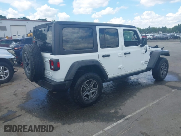 2018 Jeep Wrangler Unlimited Sport с VIN 1C4HJXDG3JW129798, выставлен на аукционе IAAI как лот 42635872 с пробегом 74 392 миль миль и . История ставок и продаж доступна на DreamBid. Изображение 4.