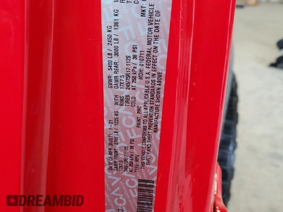 2021 Jeep Wrangler Unlimited Sport S z VIN 1C4HJXDN4MW625647, wystawiony jako Copart lot #44941615 z przebiegiem 86 115 mil mil oraz Szkoda całkowita • Salvage title. Historia ofert i sprzedaży dostępna na DreamBid. Obrazek 14.
