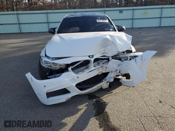 2017 BMW 3 Series 340i xDrive with VIN WBA8B7G39HNU38002, listed as a Copart auction lot 83716054 with 83,378 mi miles and Salvage title. Bid and sale history available at DreamBid. Image 5.