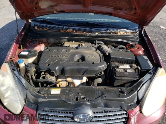 2008 Hyundai Accent GLS with VIN KMHCN46C78U273931, listed as a Copart auction lot 88353275 with 195,769 mi miles and Salvage Title. Bid and sale history available at carsss.com. Image 11.