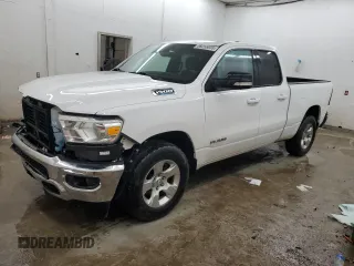 2022 Ram 1500 Big Horn с VIN 1C6RRFBG6NN480475, выставлен на аукционе Copart как лот 58255035 с пробегом 49 657 миль миль и Списание • Salvage title. История ставок и продаж доступна на DreamBid. Изображение 1.