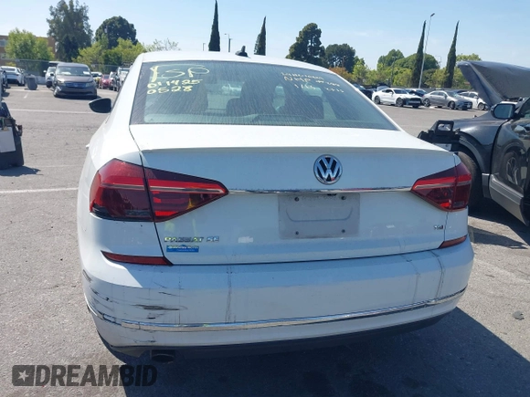 2017 Volkswagen Passat SE with VIN 1VWBT7A30HC037915, listed as a IAAI auction lot 42093170 with 98,968 mi miles and . Bid and sale history available at DreamBid. Image 15.