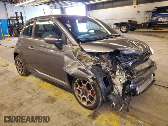 2013 FIAT 500 Sport with VIN 3C3CFFBR2DT615561, listed as a Copart auction lot 78252704 with 116,158 mi miles and Salvage Title. Bid and sale history available at carsss.com. Image 4.