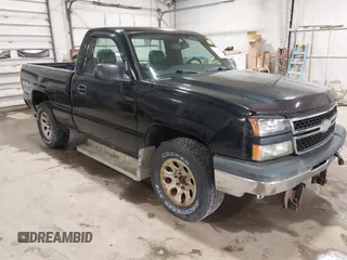 2006 Chevrolet Silverado 1500 Work Truck with VIN 3GCEK14X26G256335, listed as a IAAI auction lot 41827086 with 78,927 mi miles. Bid and sale history available at carsss.com. Image 1.