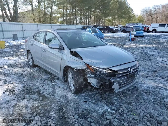 2020 Hyundai Elantra SEL with VIN KMHD84LF1LU935537, listed as a Copart auction lot 42014635 with 58,034 mi miles and Salvage Title. Bid and sale history available at carsss.com. Image 11.
