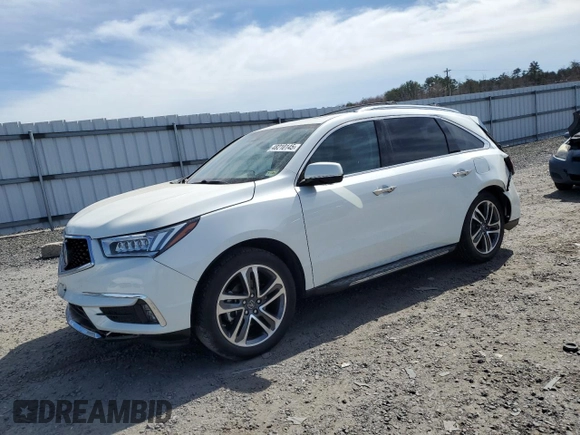 2018 Acura MDX Advance with VIN 5J8YD4H89JL023934, listed as a Copart auction lot 48210145 with 86,186 mi miles and Salvage Title. Bid and sale history available at carsss.com. Image 1.