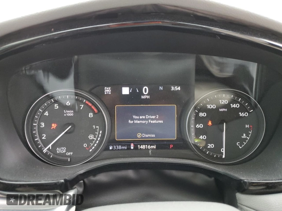 2024 Cadillac XT5 AWD Premium Luxury with VIN 1GYKNDRS6RZ733825, listed as a Copart auction lot 50414195 with 14,816 mi miles and Salvage title. Bid and sale history available at DreamBid. Image 9.