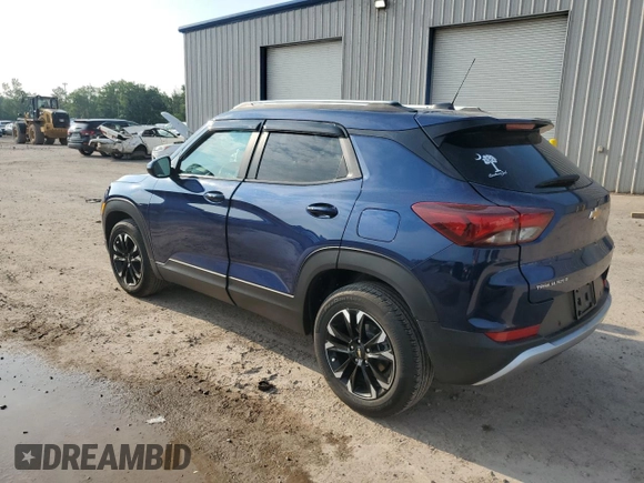 2022 Chevrolet TrailBlazer LT with VIN KL79MPS27NB006017, listed as a Copart auction lot 59941984 with 37,844 mi miles and Salvage Title. Bid and sale history available at DreamBid. Image 2.