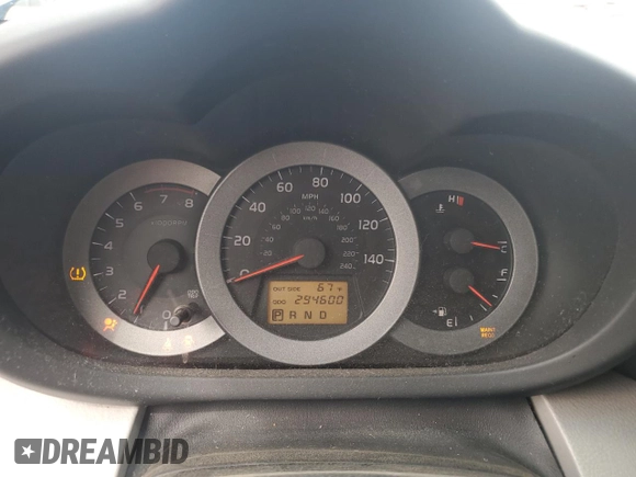 2007 Toyota RAV4 Ltd with VIN JTMBK34V875020200, listed as a Copart auction lot 50008235 with 294,600 mi miles and Salvage Title. Bid and sale history available at carsss.com. Image 9.