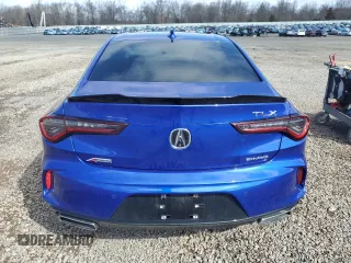 2021 Acura TLX w/A-Spec Package with VIN 19UUB6F56MA005965, listed as a Copart auction lot 51121865 with 42,428 mi miles and Salvage Title. Bid and sale history available at carsss.com. Image 6.