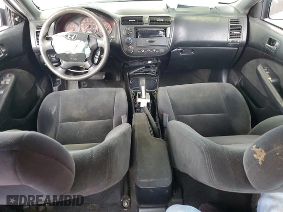 2003 Honda Civic LX with VIN 1HGEM22593L054433, listed as a Copart auction lot 42521825 with 217,505 mi miles and Non Repairable. Bid and sale history available at DreamBid. Image 8.