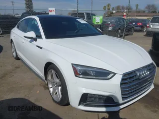 2019 Audi A5 Sportback Premium with VIN WAUDNCF55KA023971, listed as a IAAI auction lot 41590436 with 78,824 mi miles. Bid and sale history available at carsss.com. Image 1.