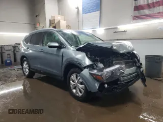 2012 Honda CR-V EX-L with VIN JHLRM4H74CC004210, listed as a Copart auction lot 48322215 with 161,931 mi miles and Salvage Title. Bid and sale history available at carsss.com. Image 4.