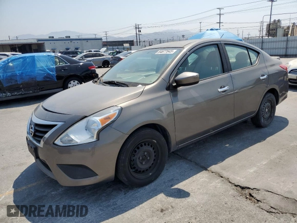 2016 Nissan Versa S with VIN 3N1CN7AP0GL803412, listed as a Copart auction lot 64677645 with 96,788 mi miles and Salvage title. Bid and sale history available at DreamBid. Image 1.