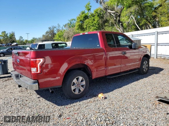 2017 Ford F-150 XL with VIN 1FTEX1CP5HKE06792, listed as a Copart auction lot 48652755 with 119,797 mi miles and Salvage Title. Bid and sale history available at carsss.com. Image 3.