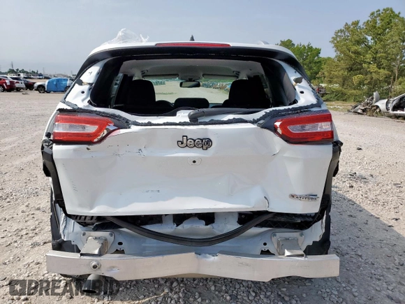 2017 Jeep Cherokee Latitude z VIN 1C4PJLCB9HW577712, wystawiony jako Copart lot #57877175 z przebiegiem 64 653 mil mil oraz Szkoda całkowita • Salvage title. Historia ofert i sprzedaży dostępna na DreamBid. Obrazek 6.