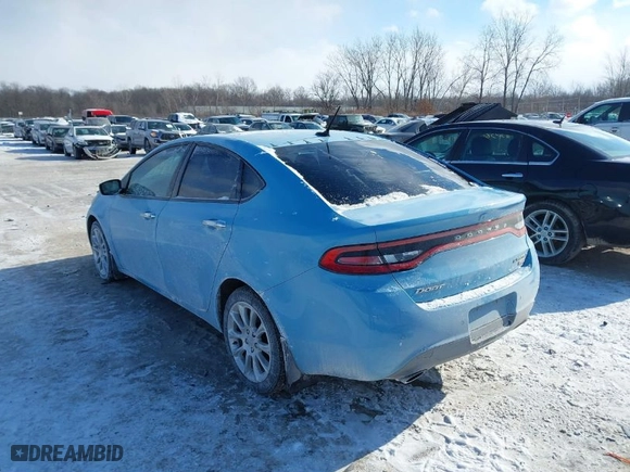 2013 Dodge Dart Limited with VIN 1C3CDFCH9DD269011, listed as a IAAI auction lot 41379888 with 90,022 mi miles. Bid and sale history available at carsss.com. Image 3.