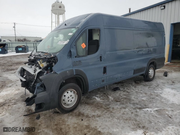 2021 Ram ProMaster Cargo Van with VIN 3C6FRVJG8ME500856, listed as a Copart auction lot 88848835 with 0 mi miles and Clean Title. Bid and sale history available at carsss.com. Image 1.