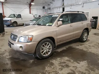 2007 Toyota Highlander Hybrid w/3rd Row with VIN JTEEW21A170038687, listed as a Copart auction lot 48467045 with 199,472 mi miles and Salvage Title. Bid and sale history available at carsss.com. Image 1.