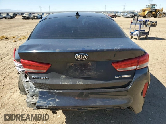 2017 Kia Optima Hybrid EX with VIN KNAGU4LEXH5015229, listed as a Copart auction lot 75258154 with 118,130 mi miles and Salvage Title. Bid and sale history available at carsss.com. Image 6.