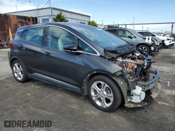 2017 Chevrolet Bolt EV LT with VIN 1G1FW6S03H4161108, listed as a Copart auction lot 52721205 with 33,887 mi miles and Salvage title. Bid and sale history available at DreamBid. Image 4.